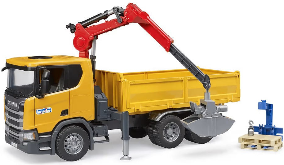 Bruder: Scania Super 560R truck with Crane & Accessories