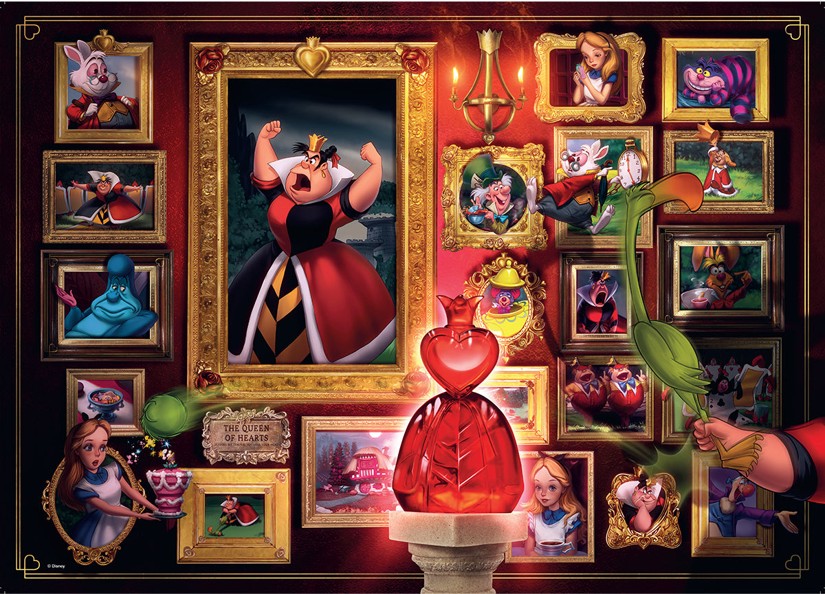 Ravensburger: Disney Villainous Queen of Hearts 2 Puzzle - 1000 Piece
