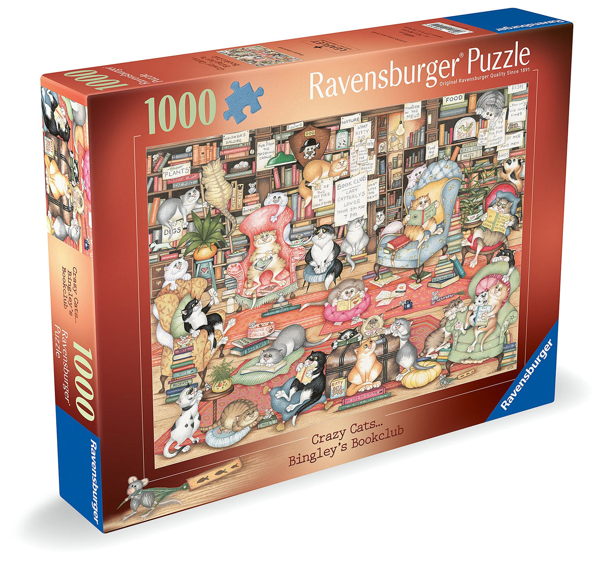 Ravensburger - Bingley's Bookclub Puzzle - 1000 Piece