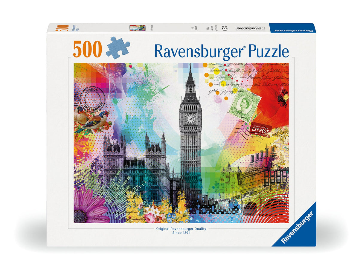 Ravensburger: London Postcard Puzzle - 500 Piece