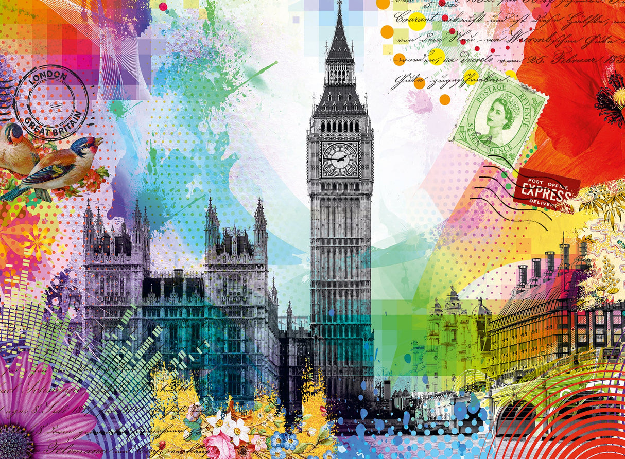 Ravensburger: London Postcard Puzzle - 500 Piece