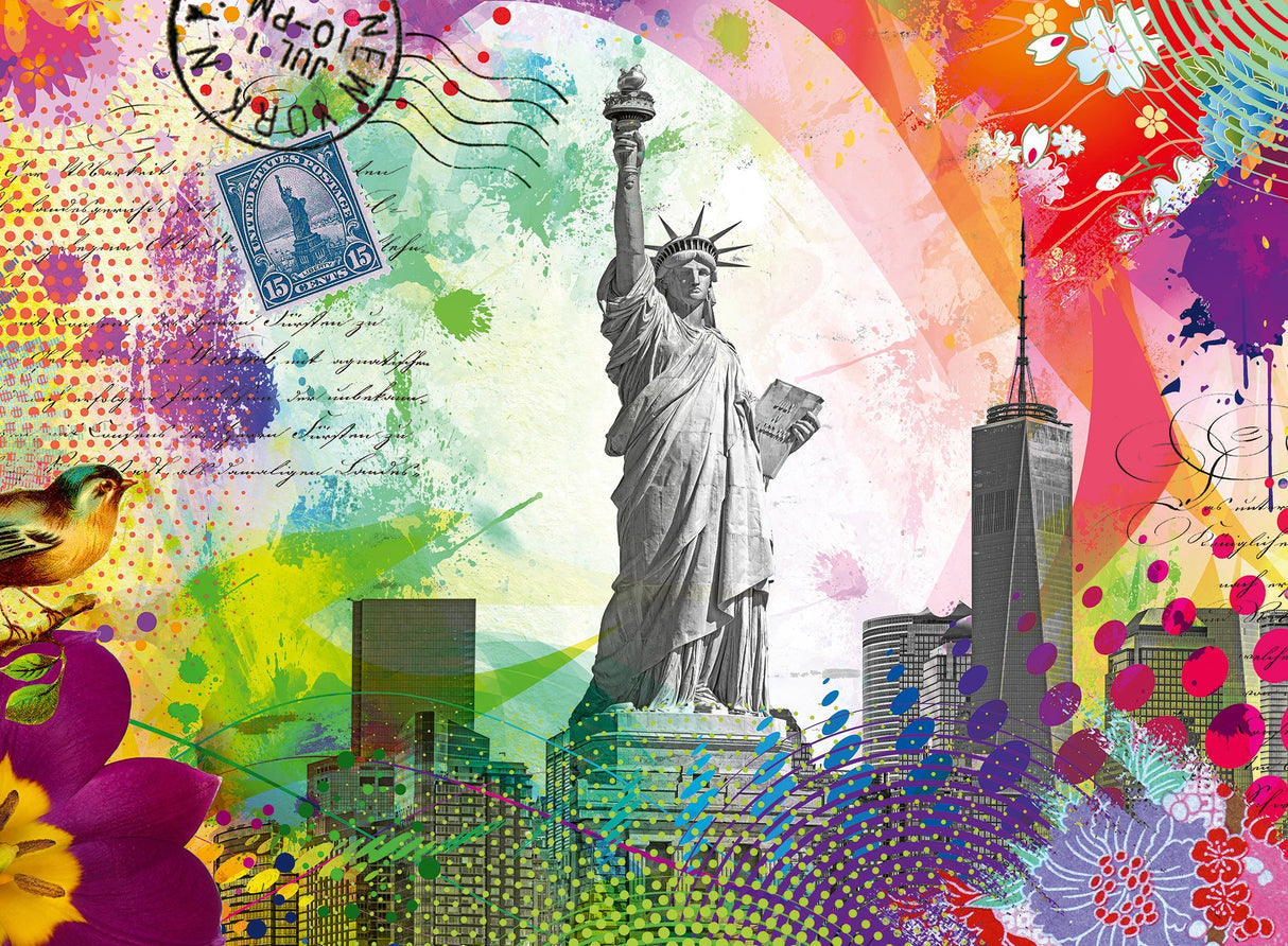 Ravensburger: New York Postcard Puzzle - 500 Piece
