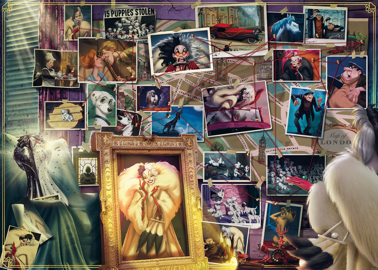 Ravensburger: Disney Villainous Cruella Deville Puzzle - 1000 Piece