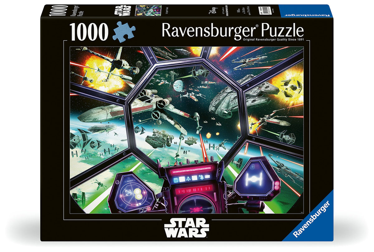 Ravensburger - Star Wars:TIE Fighter Cockpit - 1000 Piece