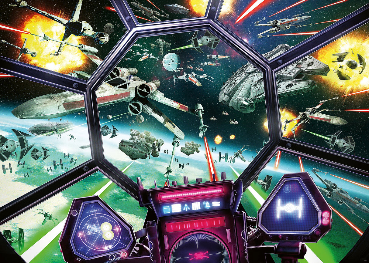 Ravensburger - Star Wars:TIE Fighter Cockpit - 1000 Piece