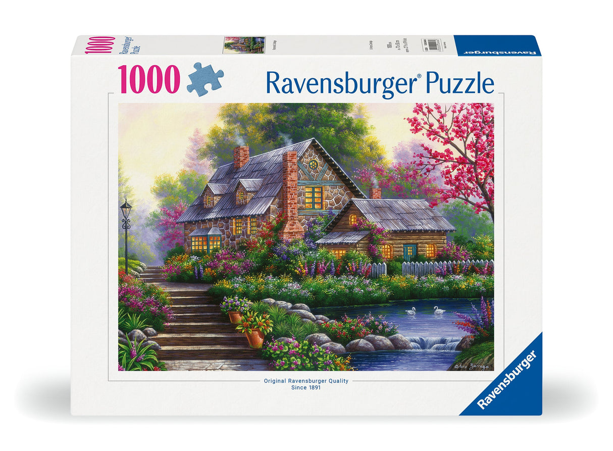 Ravensburger: Romantic Cottage Puzzle - 1000 Pieces