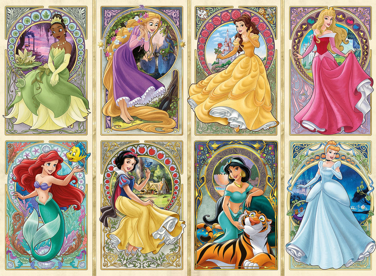 Ravensburger - Disney Art Nouveau Princesses - 1000 Piece