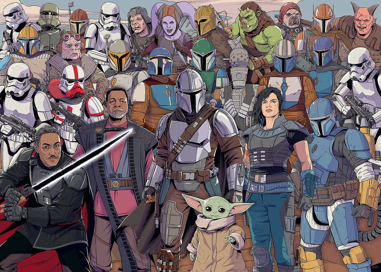 Ravensburger - Star Wars Mandolorian Challenge - 1000 Piece