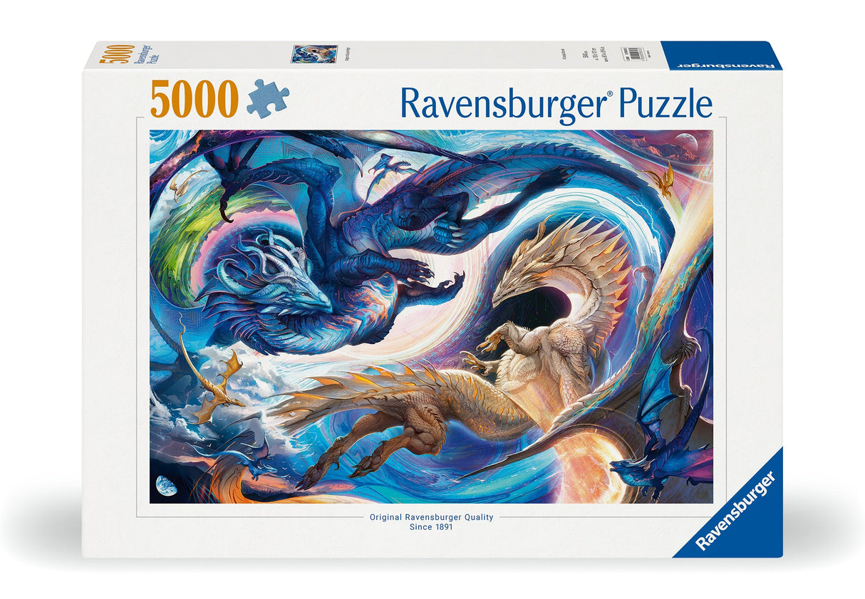 Ravensburger: Dragon Fire And Ice Puzzle - 5000 Piece