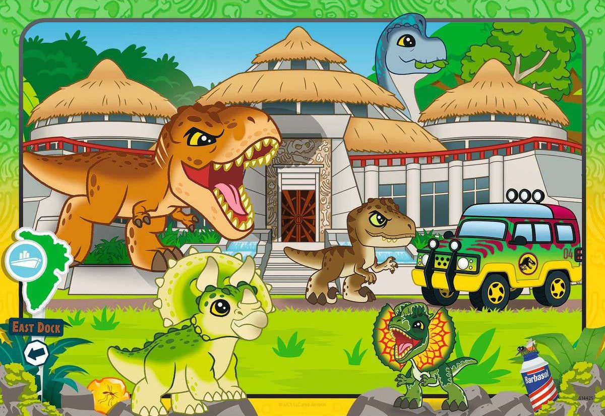 Ravensburger: Jurassic World Livin' the Wild Life! Puzzle 3x49 Pieces