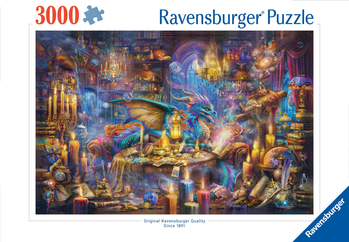 Ravensburger: Dragon's Library Puzzle - 3000 Piece