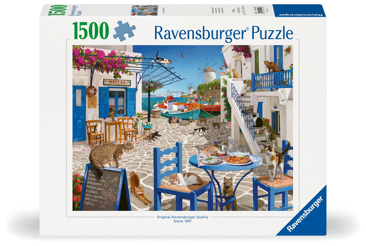 Ravensburger: Cats of Mykonos Puzzle - 1500 Piece