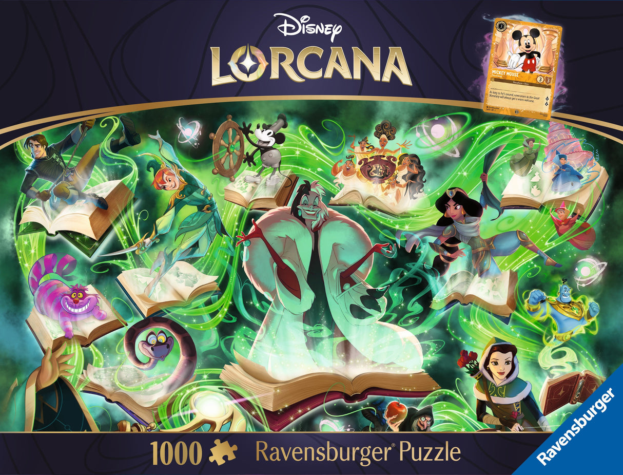 Ravensburger: Disney Lorcana Emerald Puzzle - 1000 Piece