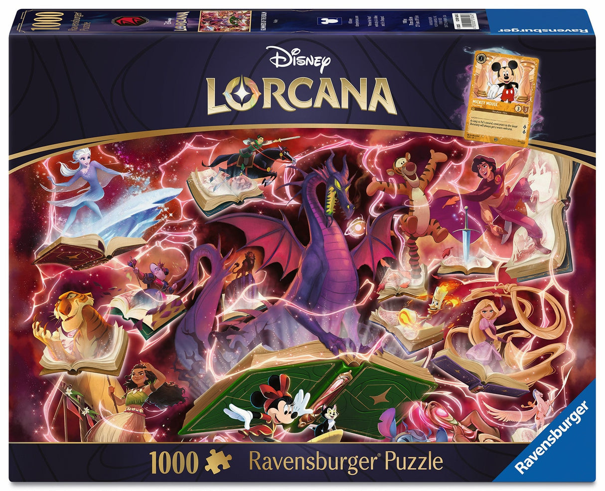 Ravensburger: Disney Lorcana Ruby Puzzle - 1000 Piece