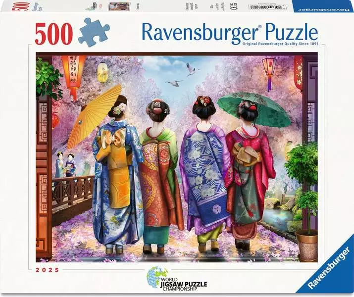Ravensburger: WJPC'25: Blossom Walk Puzzle - 500 Piece