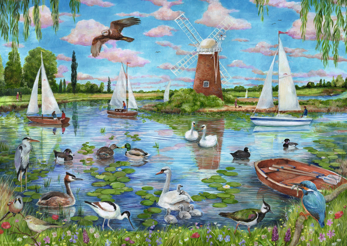 Ravensburger: Life Along the Broads Puzzle - 1000 Piece