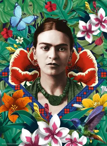 Ravensburger: WJPC'25: F. Kahlo Puzzle - Blooming Fantasy Puzzle - 500 Piece