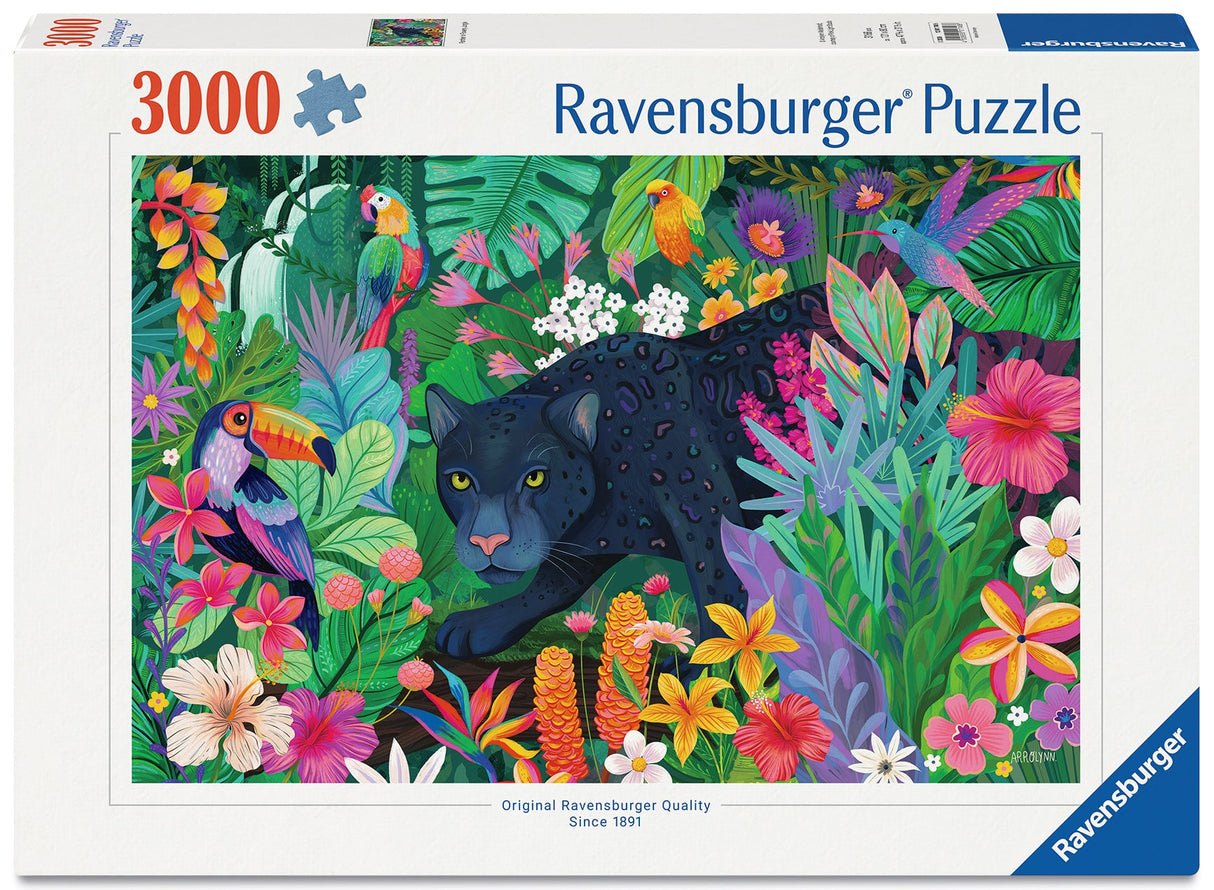 Ravensburger: Panther in the Blooming Jungle Puzzle - 3000 Piece