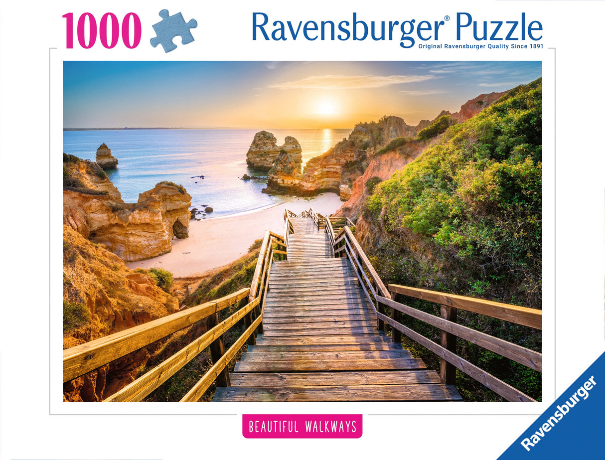 Ravensburger: Stairway to Camilo Beach, Algarve Puzzle - 1000 Piece