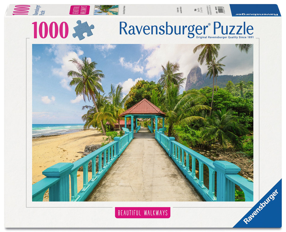 Ravensburger: Colorful Bridge in Malaysia Puzzle - 1000 Piece