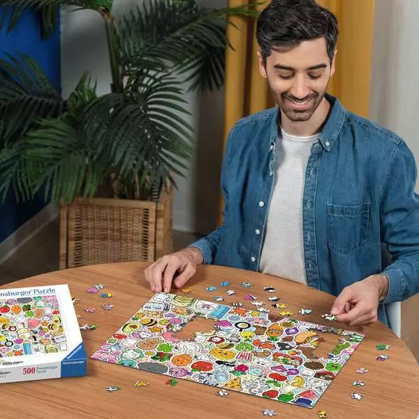 Ravensburger: WJPC'25: Cute Kawaii Chaos Puzzle - 500 Piece