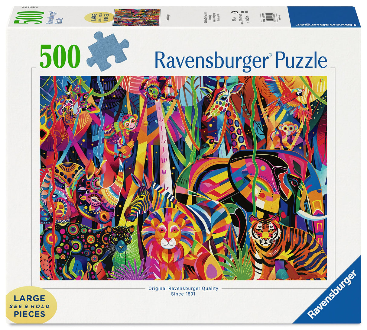 Ravensburger: Jeweled Jungle Puzzle - 500 Piece