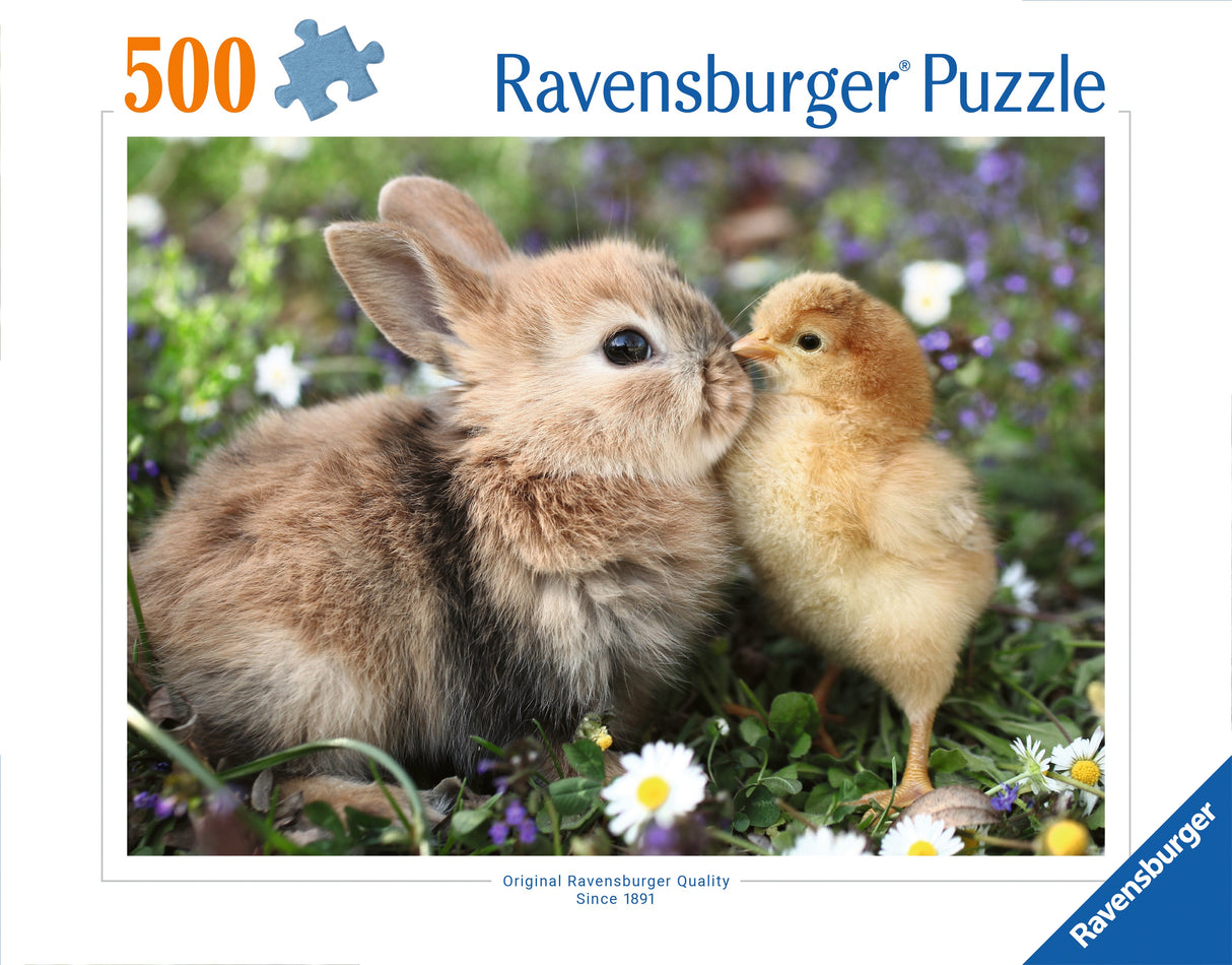 Ravensburger: Rabbit and Chick Puzzle - 500 Piece