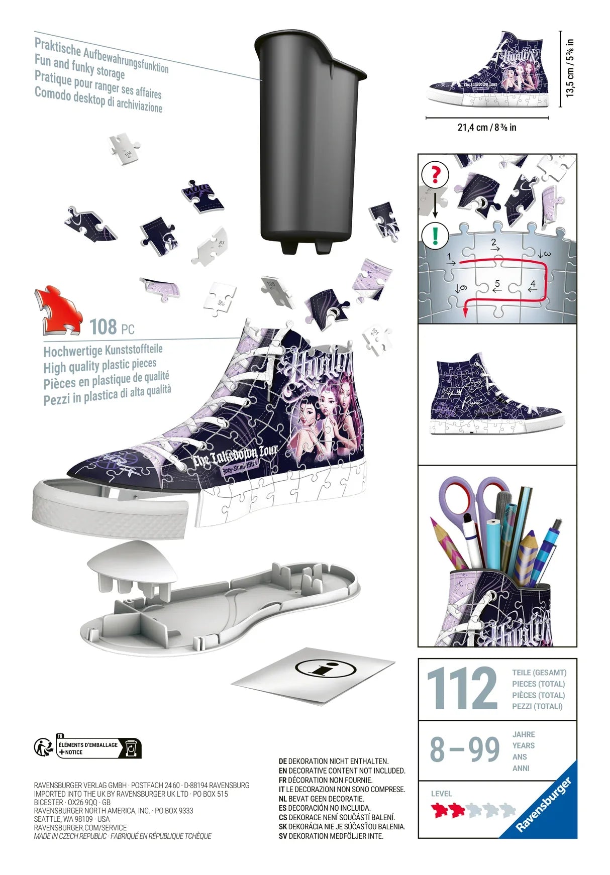 Ravensburger: K-Pop Demon Hunters Sneaker Puzzle - 112 Pieces