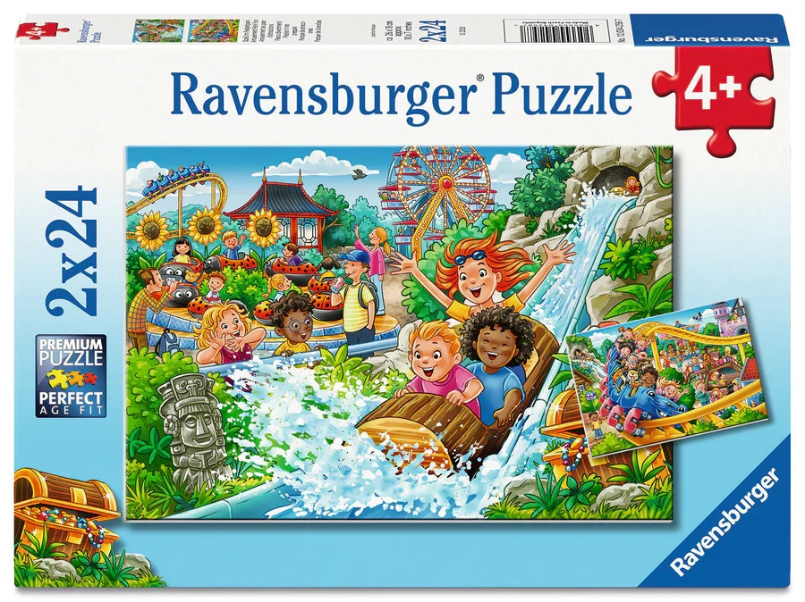 Ravensburger: Amusement Park Puzzle - 2x24 Piece