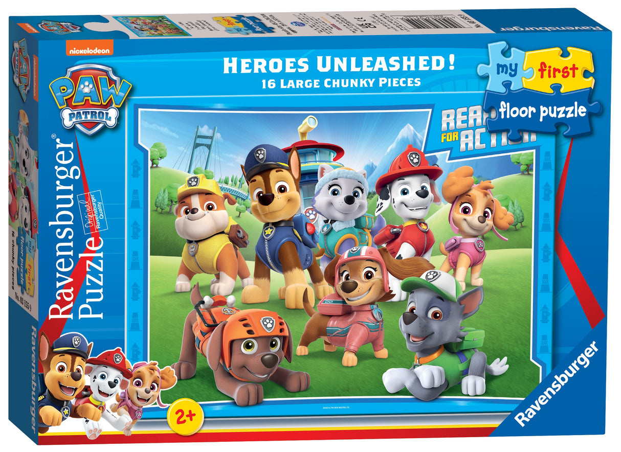 Ravensburger: Paw Patrol Heroes Unleashed My First Puzzle - 16 Pieces