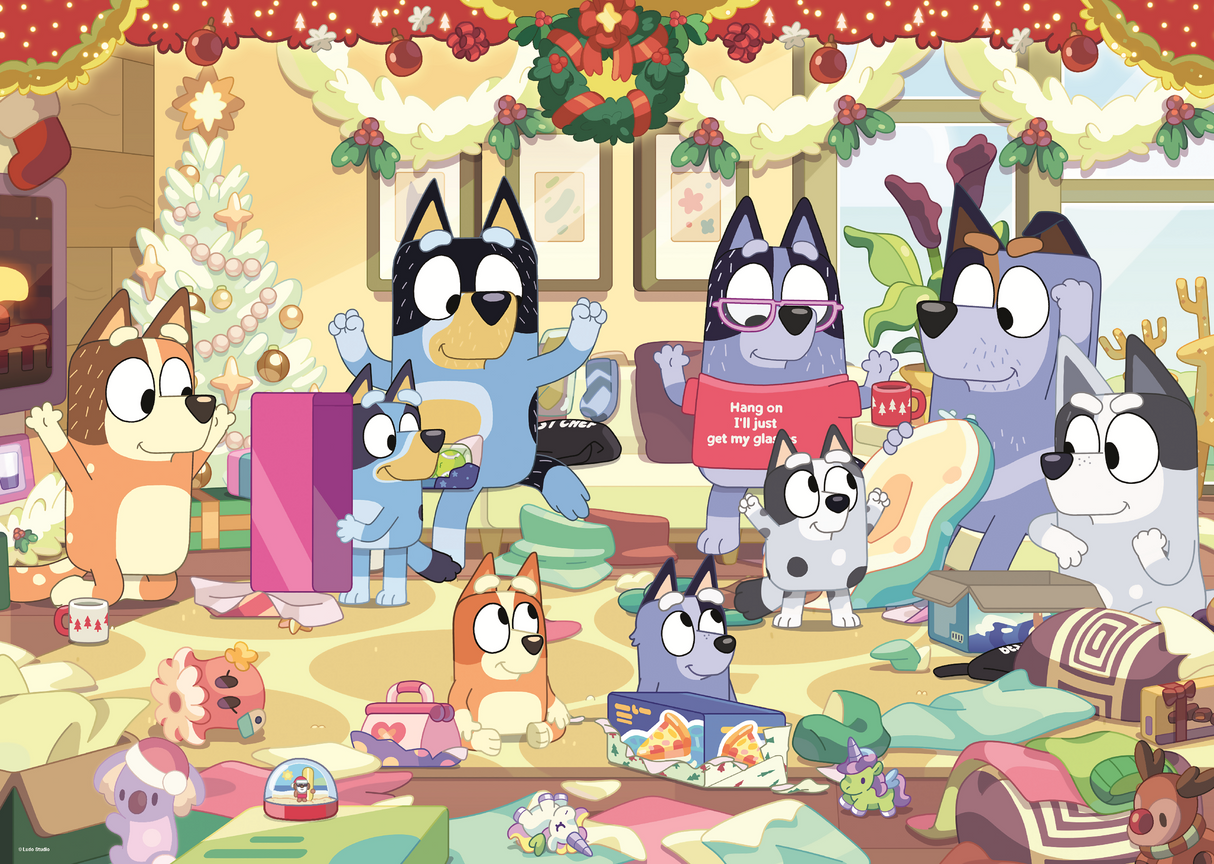 Ravensburger: Bluey Christmas Giant Floor Puzzle - 24 Pieces
