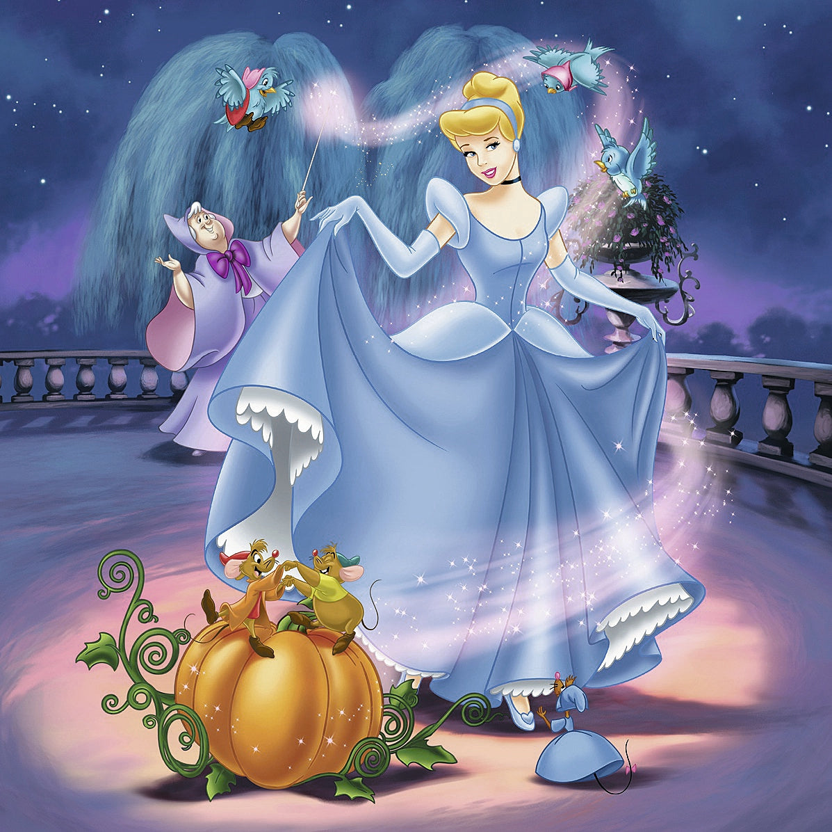 Ravensburger - Disney Snow White Cinderella Ariel - 3 x 49 Piece