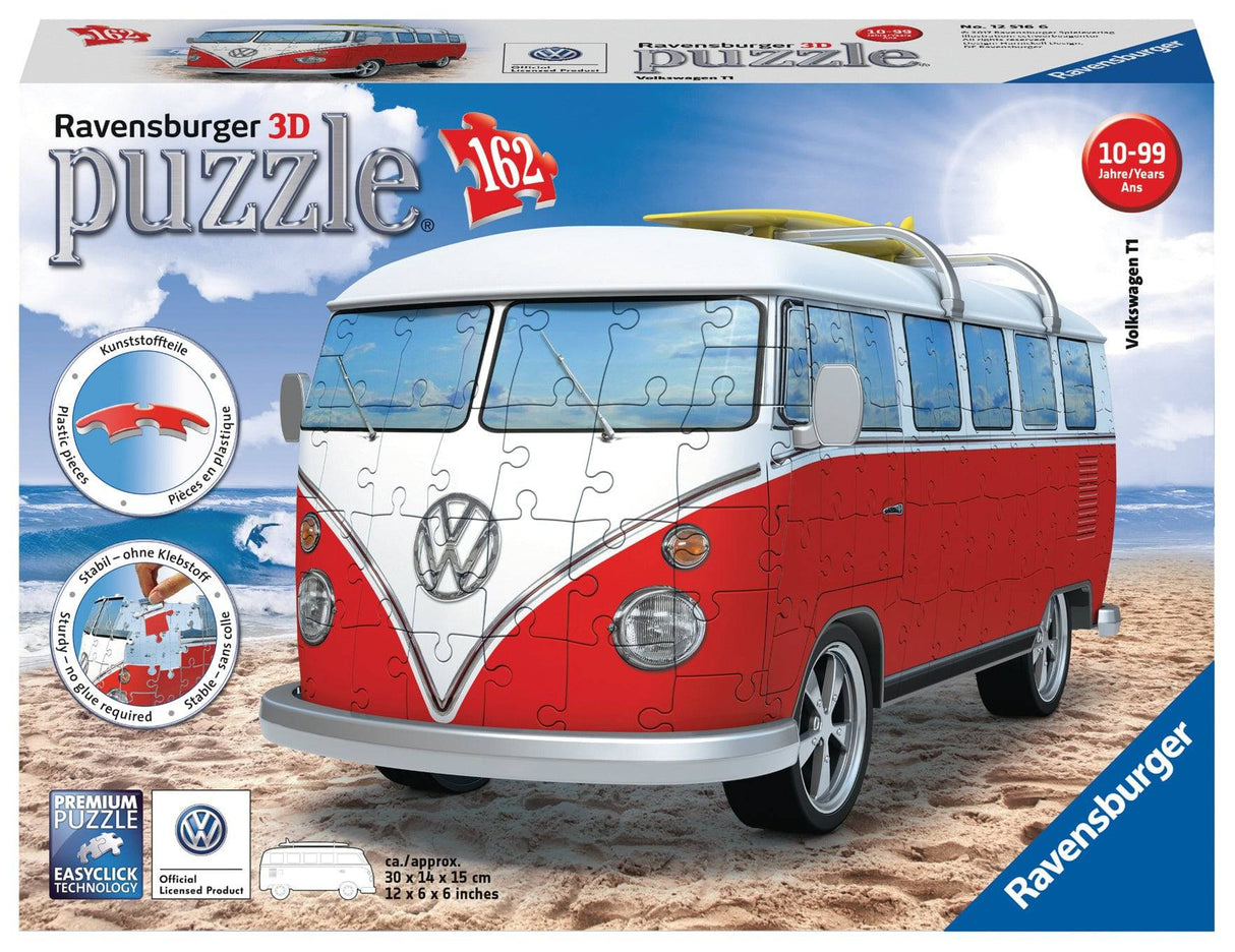 Ravensburger: 3D Puzzle VW Kombi Bus Puzzle - 162 Piece