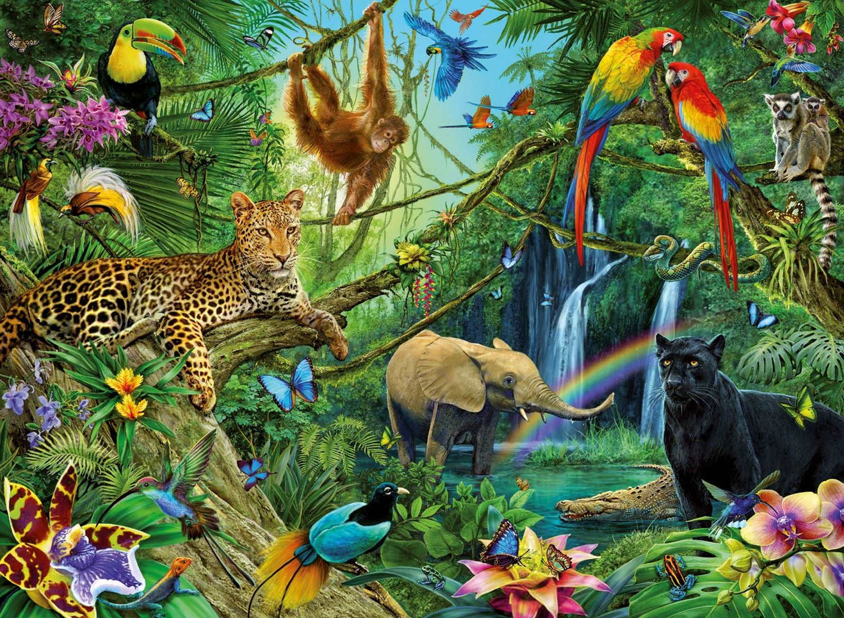 Ravensburger - Animals in the Jungle Puzzle - 200 Piece