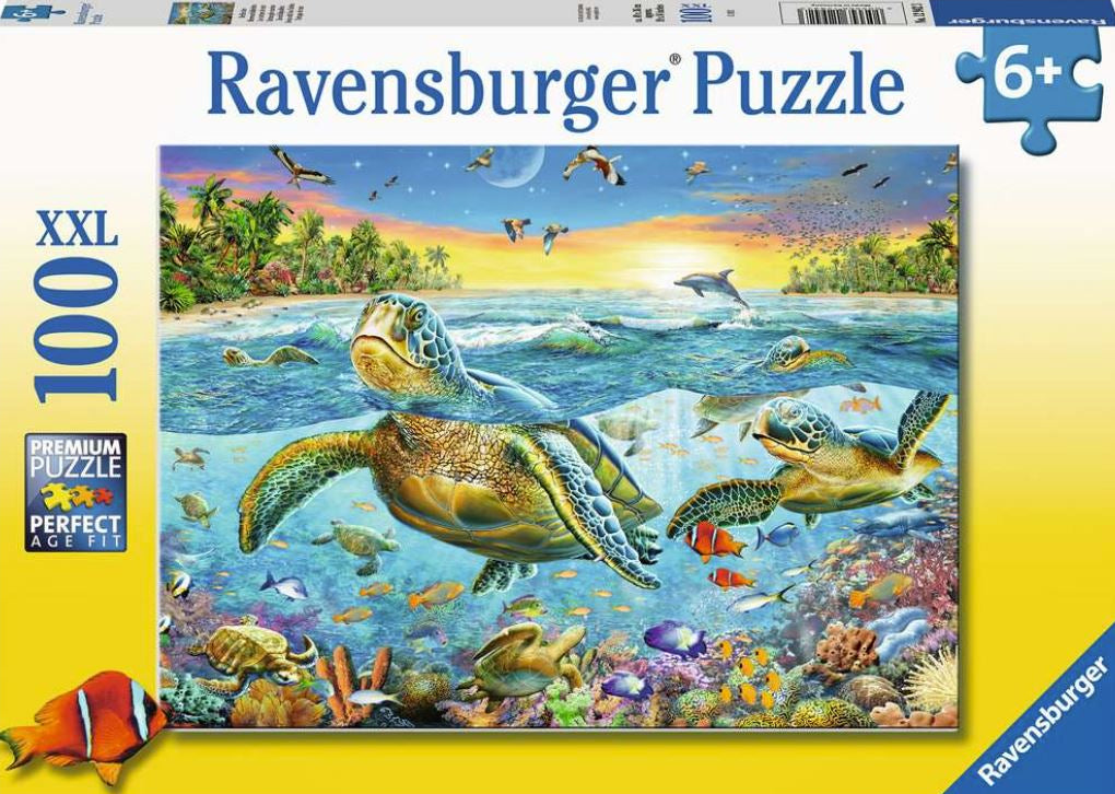 Ravensburger: Swim with Sea Turtles Puzzle 100 Pieces