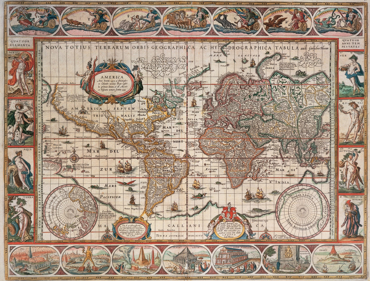 Ravensburger: Map of the World from 1650 Puzzle - 2000 Piece