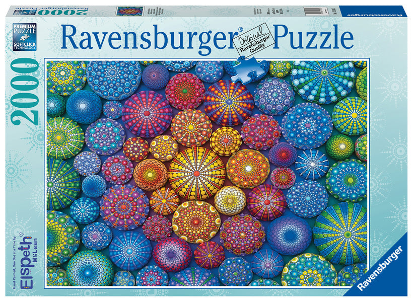 Ravensburger: Radiating Rainbow Mandalas Puzzle - 2000 Piece
