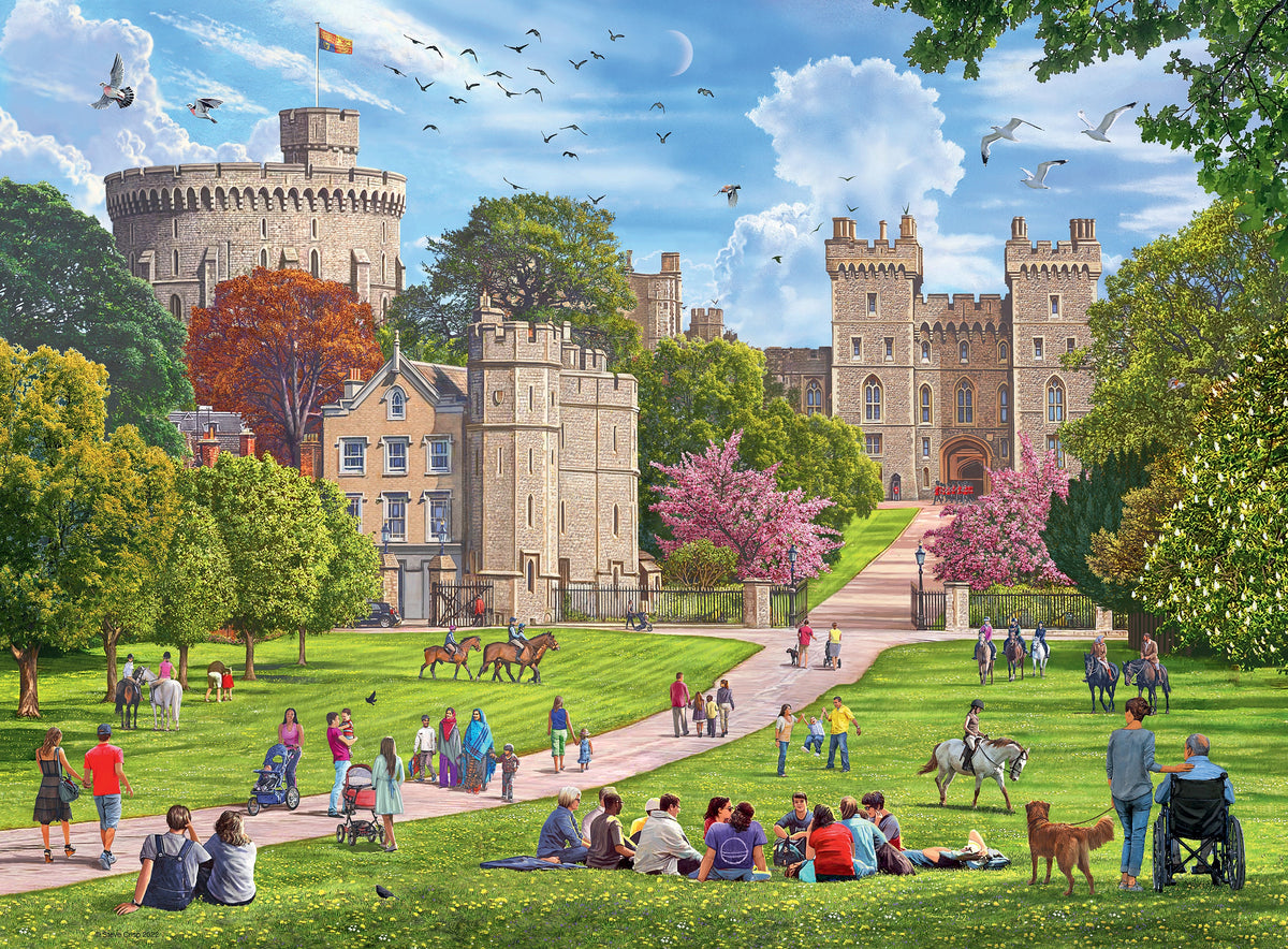 Ravensburger - Happy Days No. 5 Royal Residences - 4 x 500 Piece