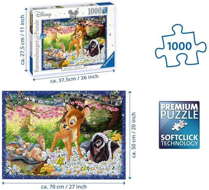 Ravensburger - Disney Moments 1942 Bambi Puzzle 1000