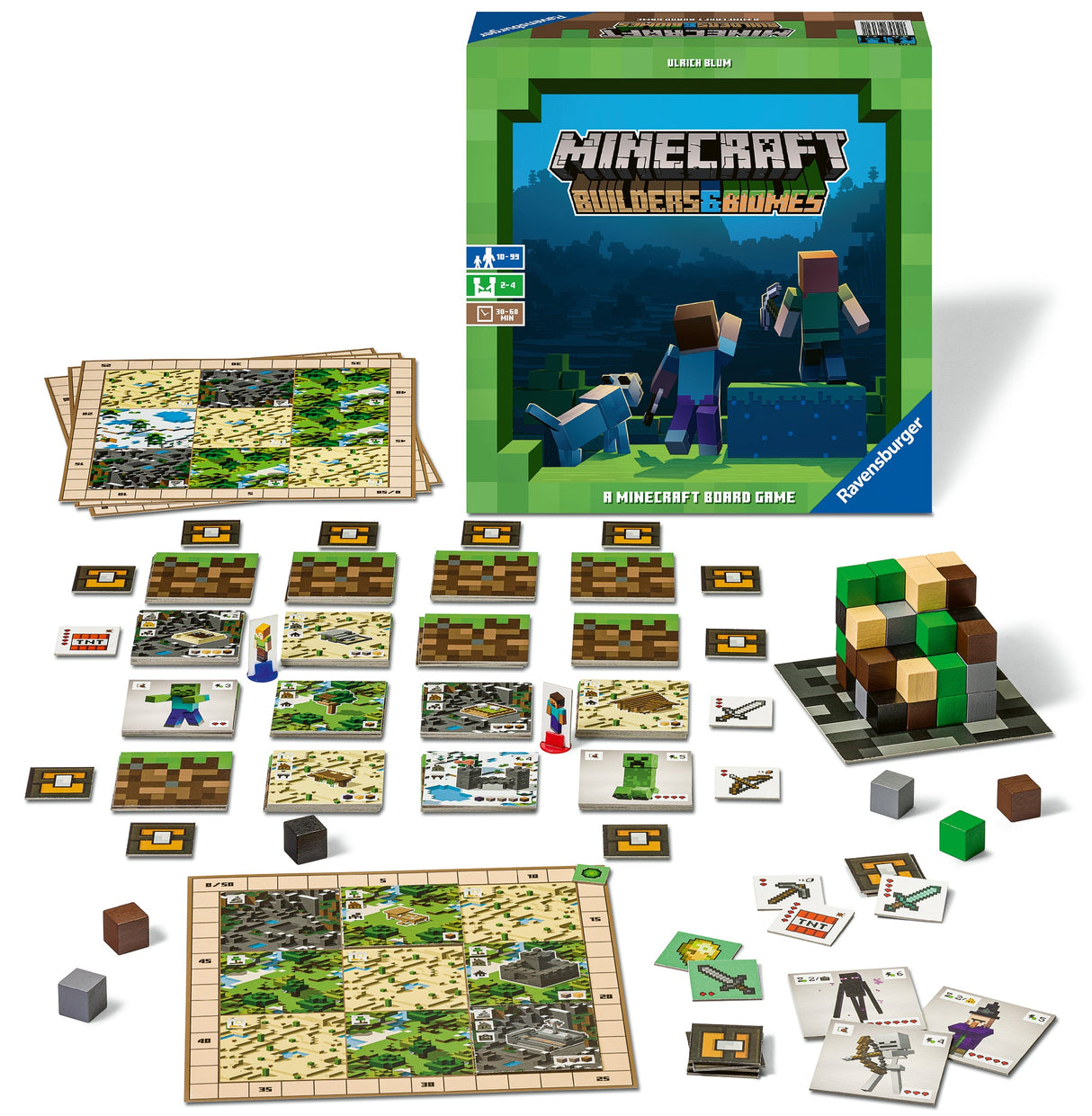 Ravensburger: Minecraft Builders & Biomes Board Game