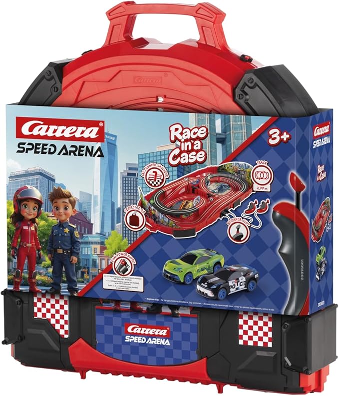Carrera: Speed Arena Police Chase - Portable Slot Car Track