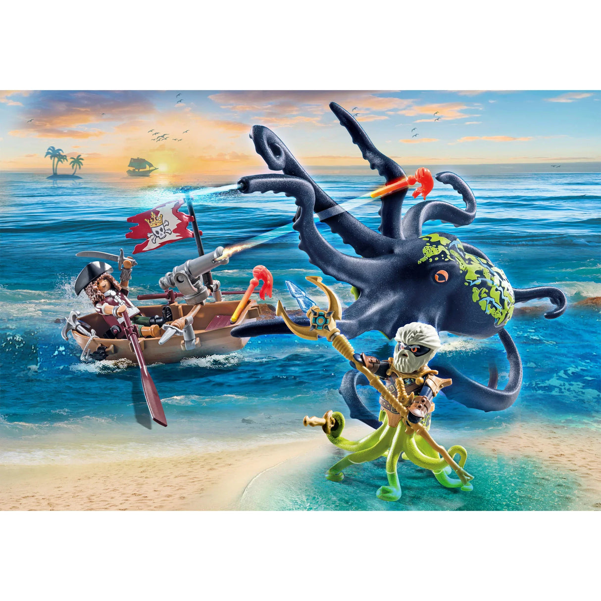 Playmobil: Battle against the Giant Octopus