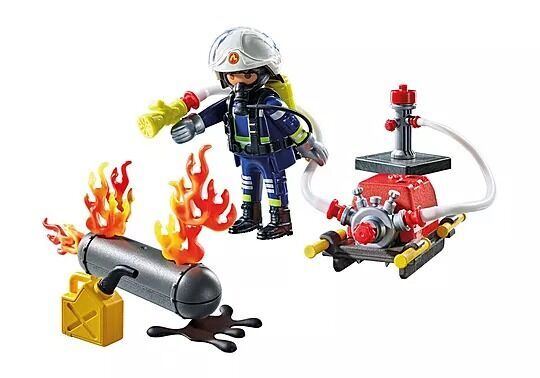 Playmobil: Firefighter with Water Pump