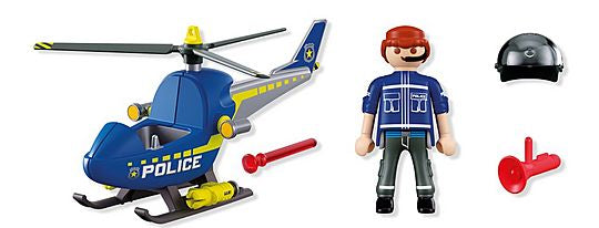 Playmobil: Police Helicopter with Radar Function