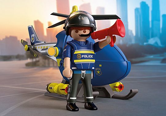 Playmobil: Police Helicopter with Radar Function