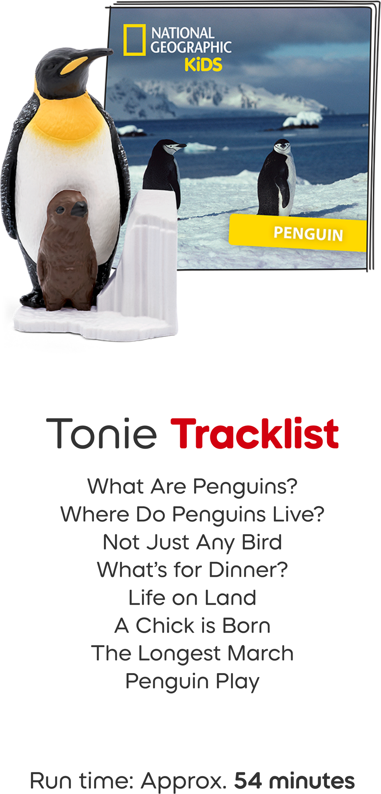tonies: National Geographic - Penguin Tonie Audio Character