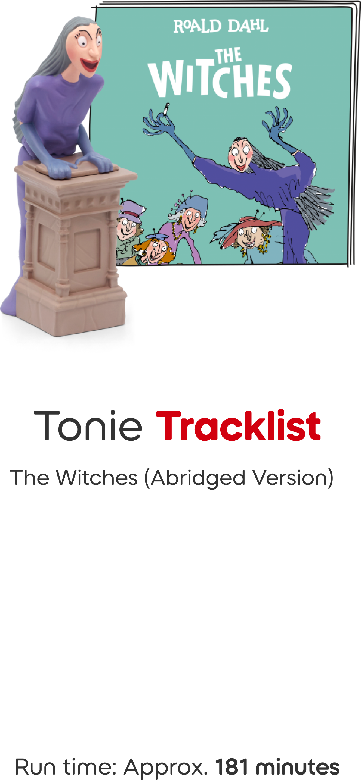 tonies: Roald Dahl - The Witches Tonie Audio Character