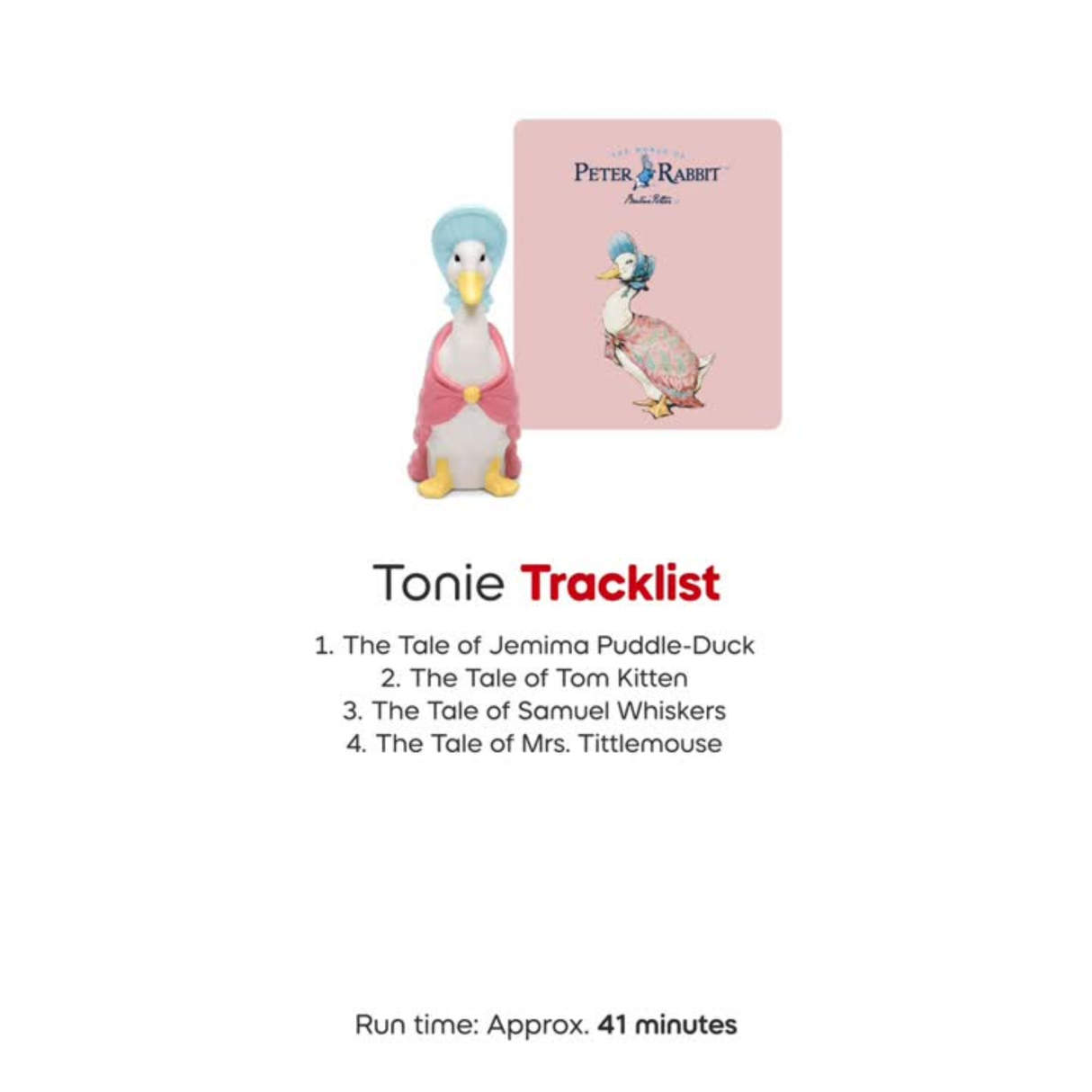 tonies: Peter Rabbit - Jemima Puddle-Duck Tonies Audio Character