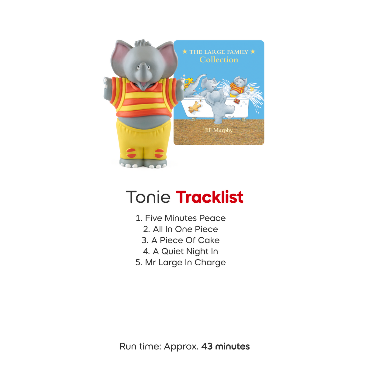 tonies: Jill Murphy - The Large Family Series Tonie Audio Character