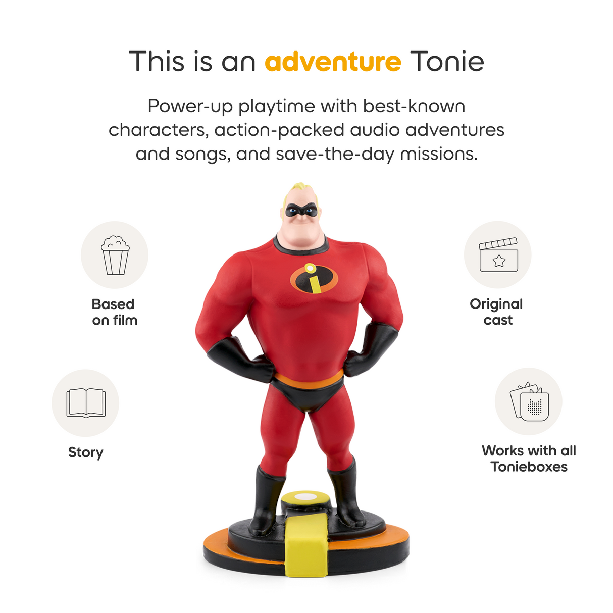 tonies: Disney - The Incredibles - Mr Incredible Tonies Audio Character
